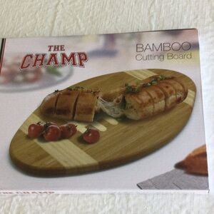 Home Bamboo Cutting Board also great for serving appetizers and Snacks.
